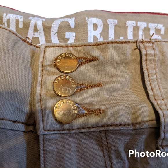 Tag blue tan pants size 12 - Picture 4 of 8